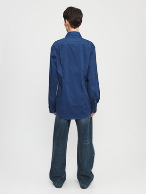 Slim Long Shirt in Ultramarine