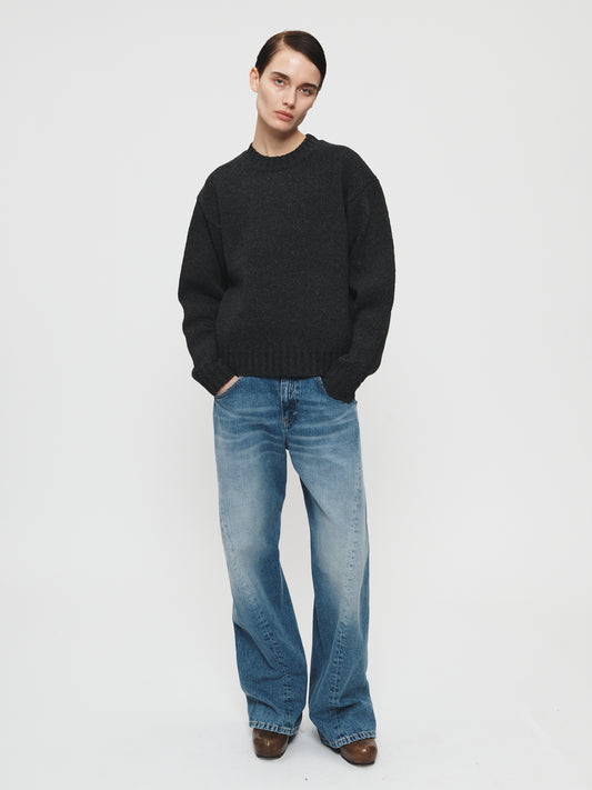 High Crew Pullover Charcoal
