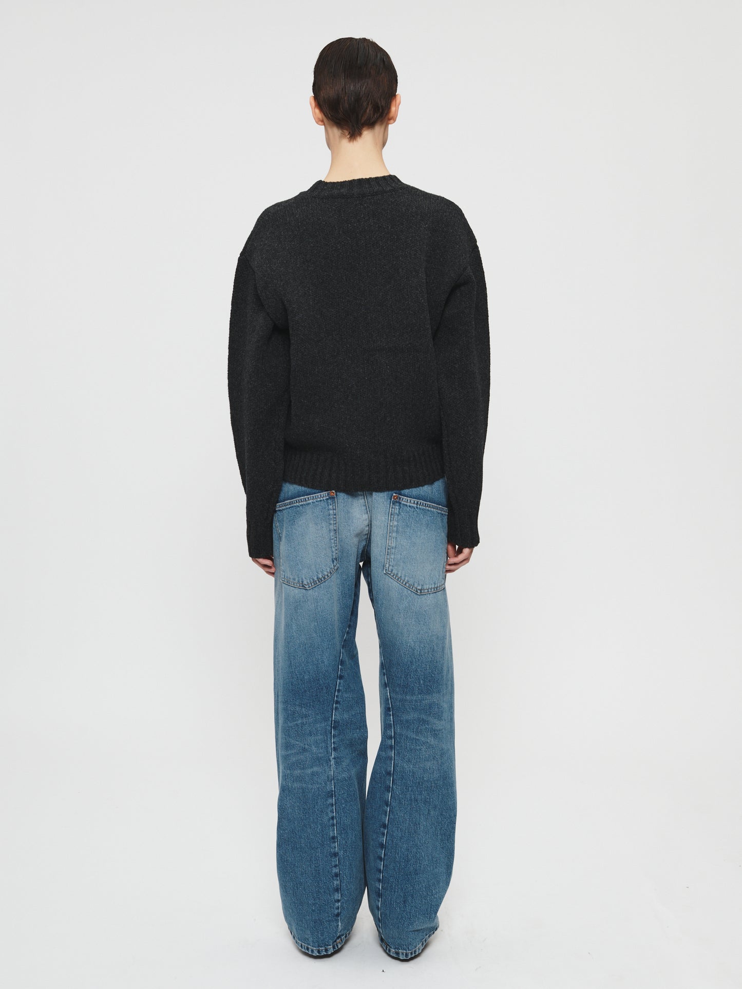 High Crew Pullover Charcoal