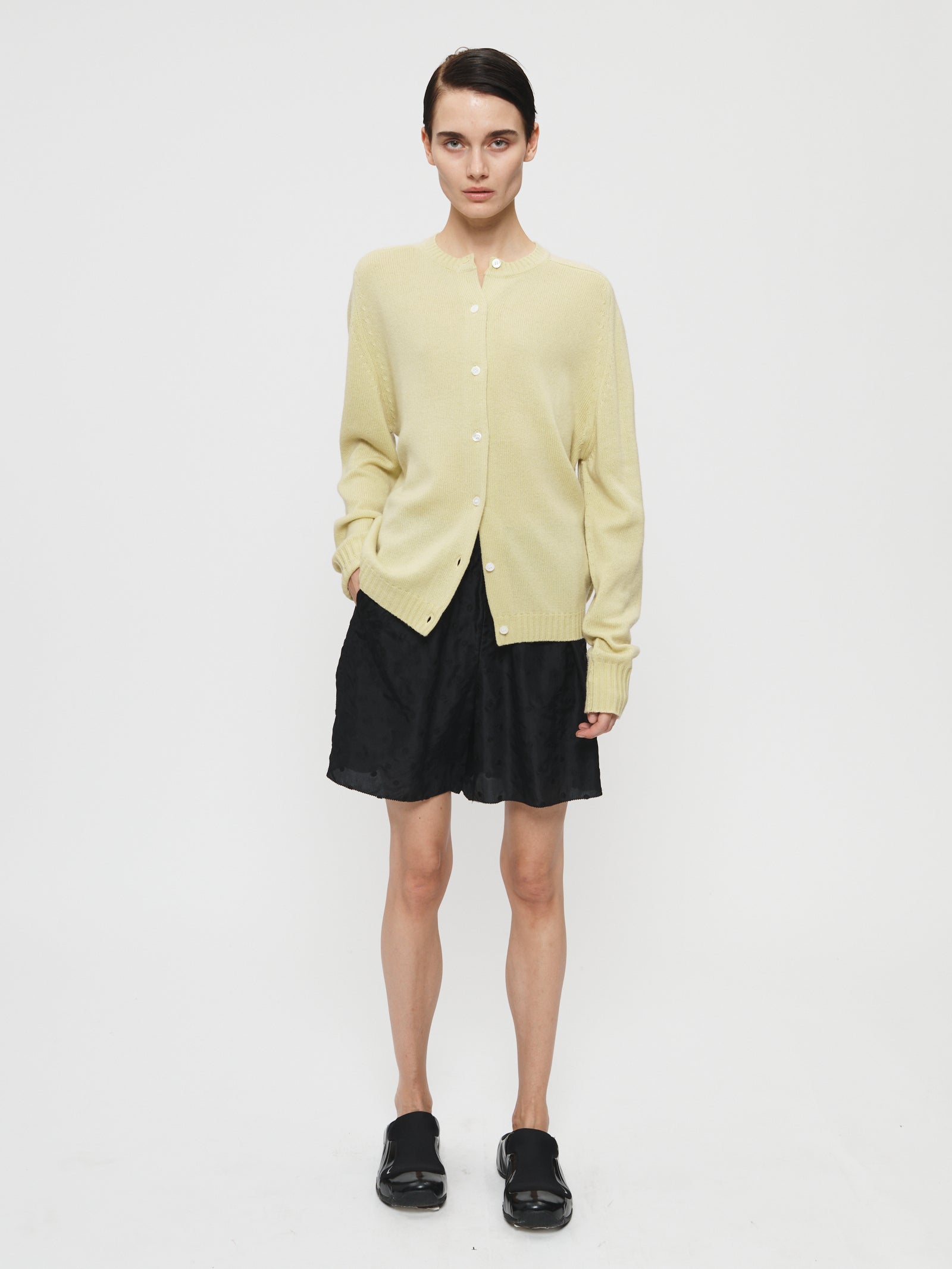 トップス OHOTORO Flow High Neck Cardigan flow high neck top | OHOTORO