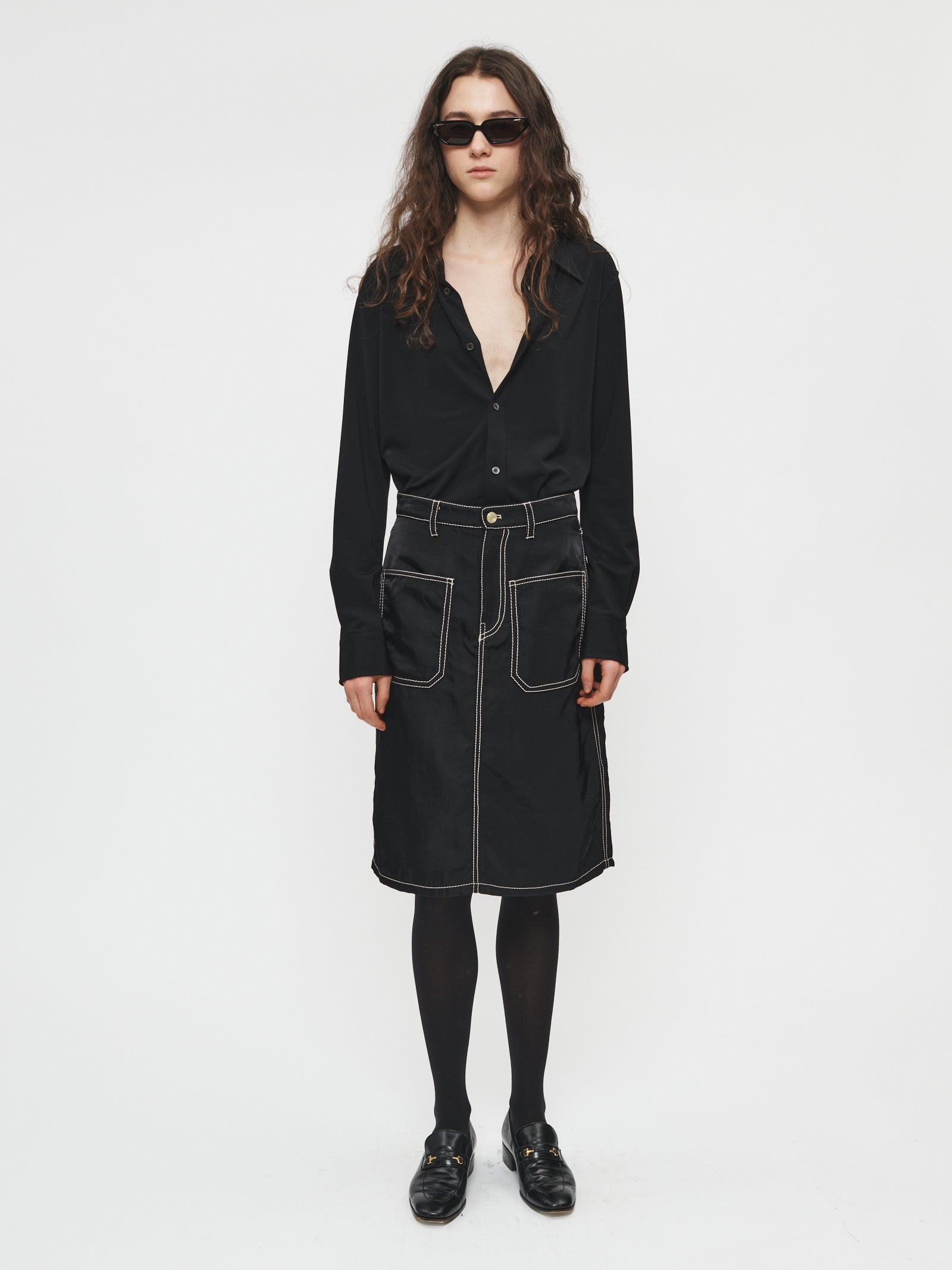 Deuxieme Classe *6397 Long Denim かぎり Skirt