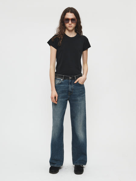 Contrast WB Wide Jean in Rugged Mid Blue