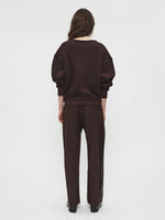 Contrast Overlock Pull-On Pant