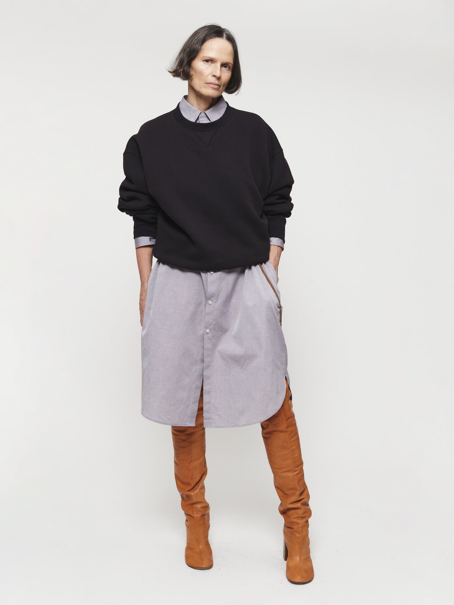 Deb Sweatshirt Deep Purple