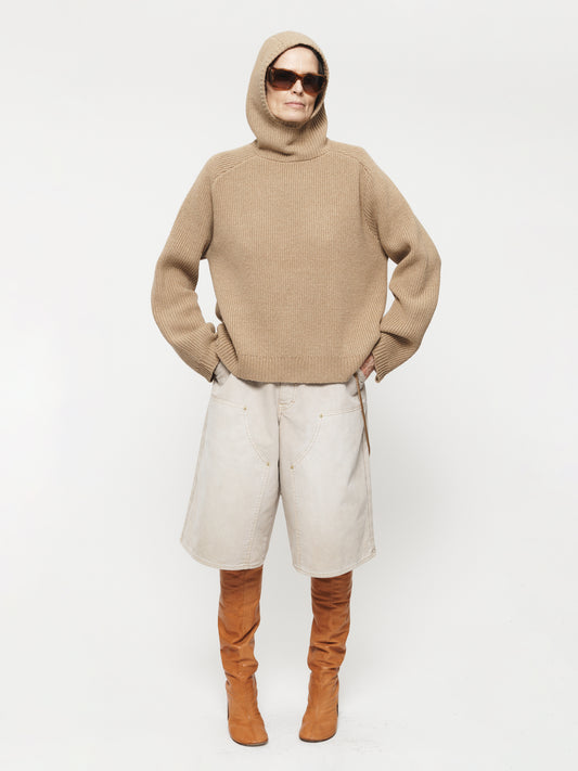 Snood Sweater Camel
