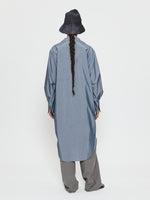 Flattened Shirt Dress in Chambray