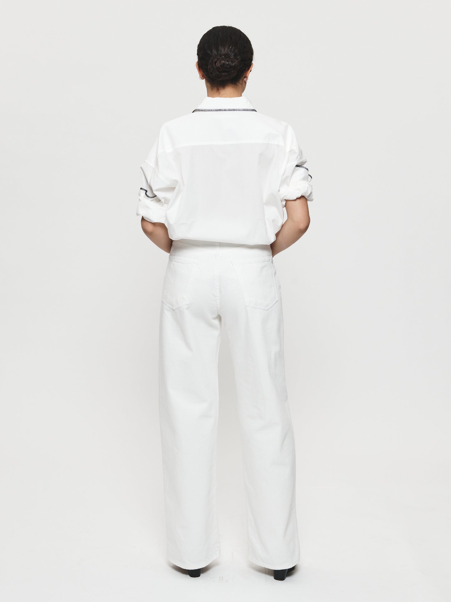 Wide Jean in Optic White