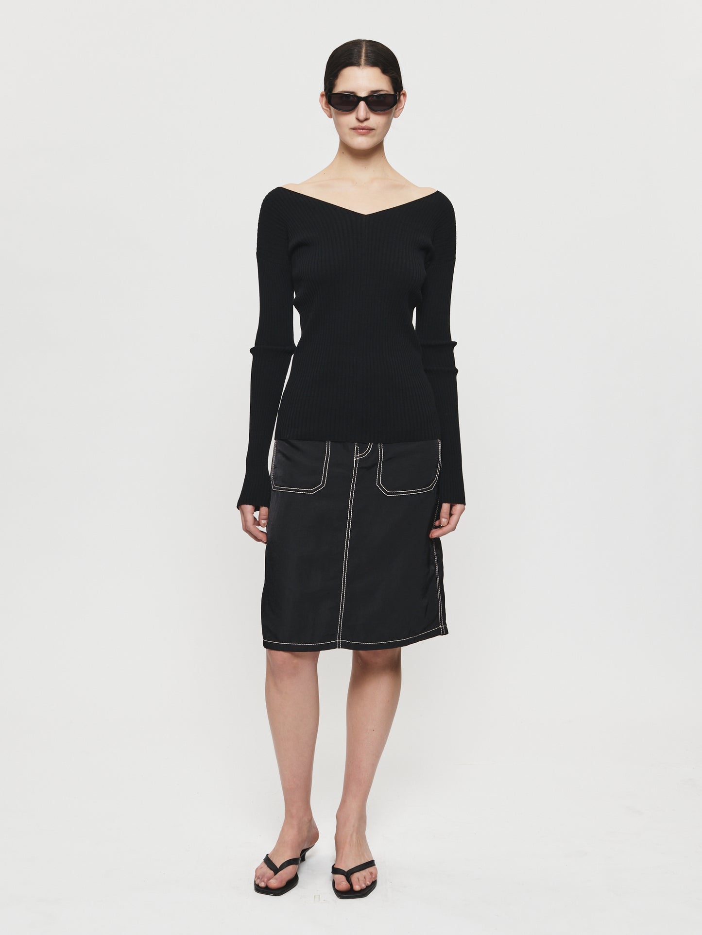 Patch Pocket Skirt