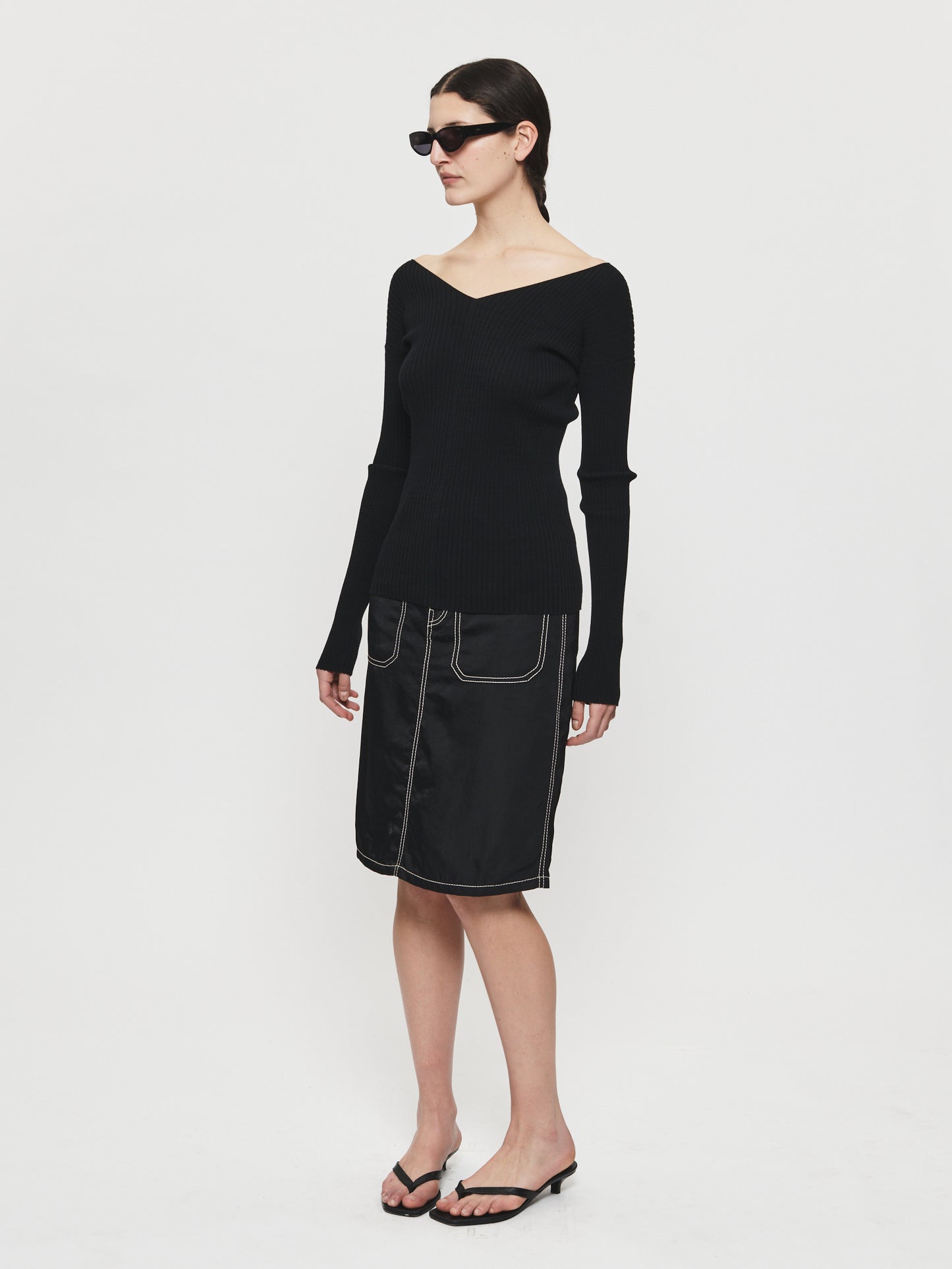 Patch Pocket Skirt