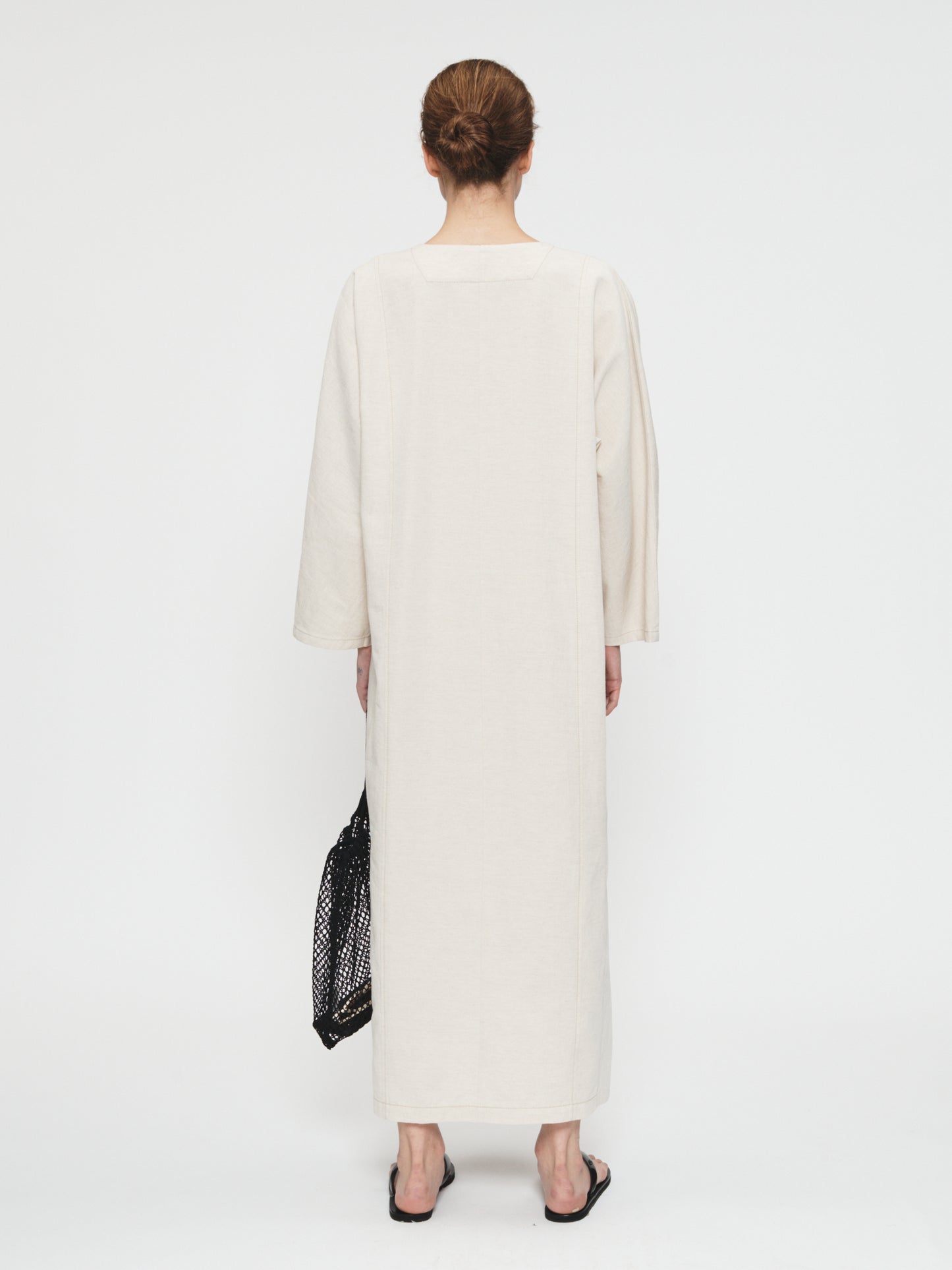 Minimalist Kaftan in Natural