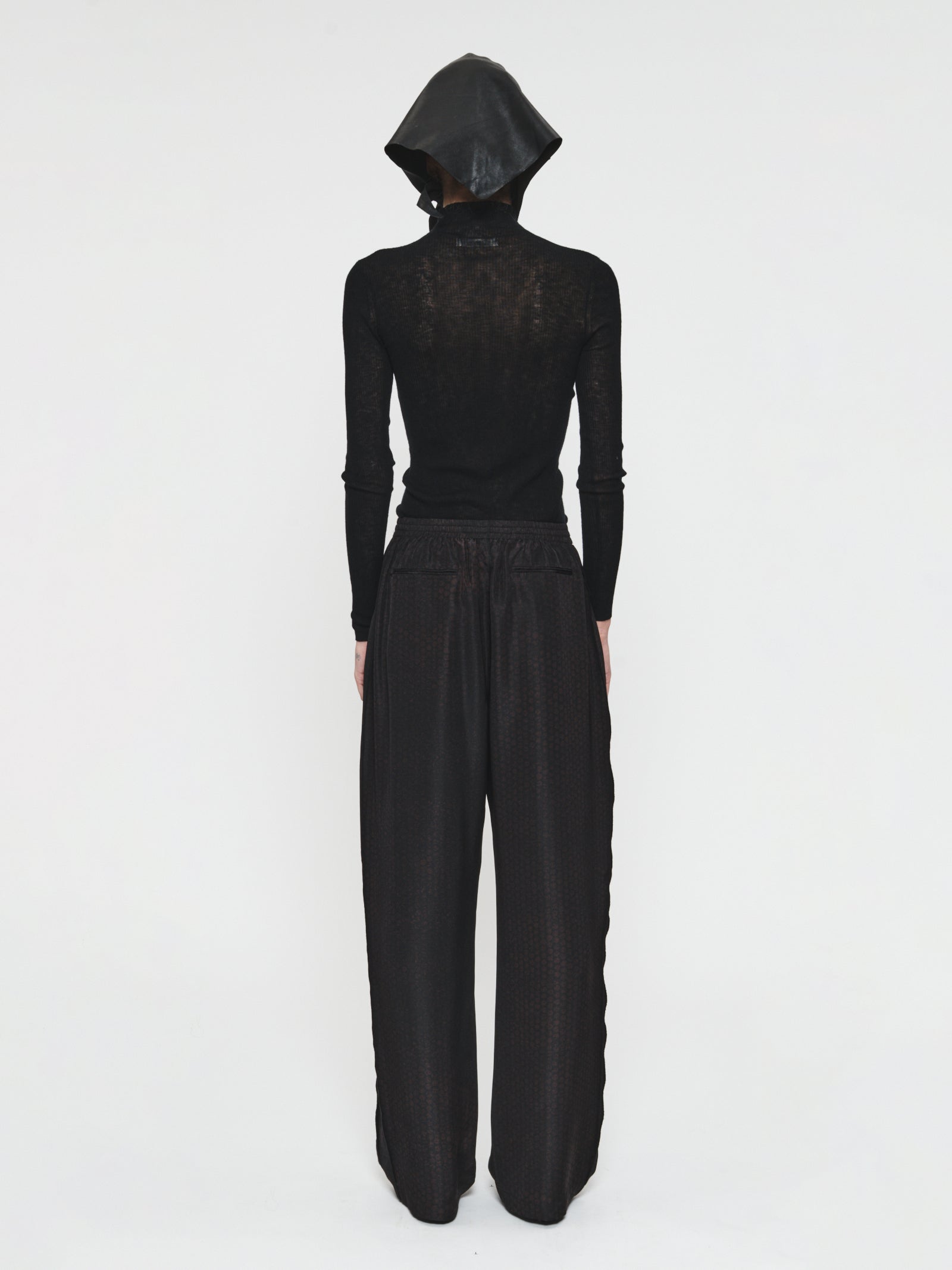 Rib Mock in Black