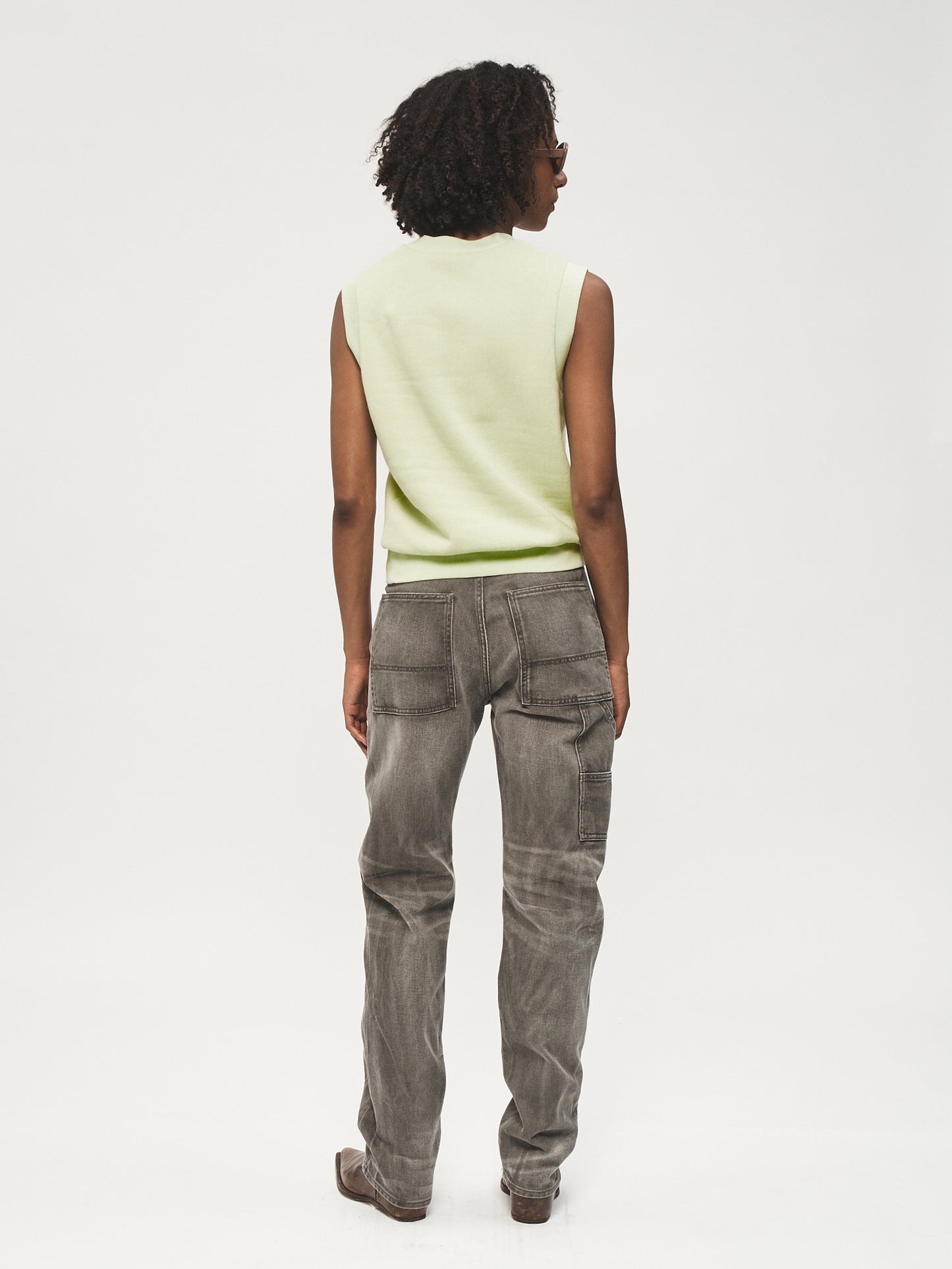 Long Painter Jean Charcoal