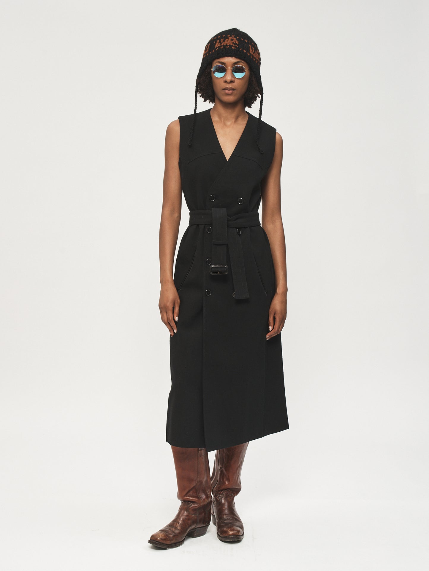 DB Belted Dress Black