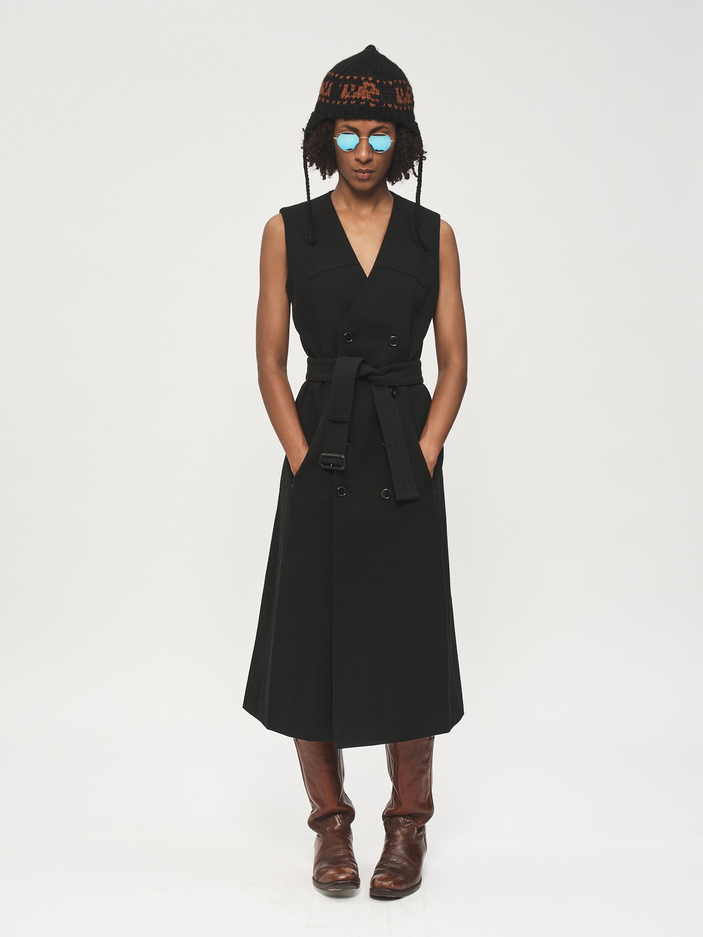 DB Belted Dress Black