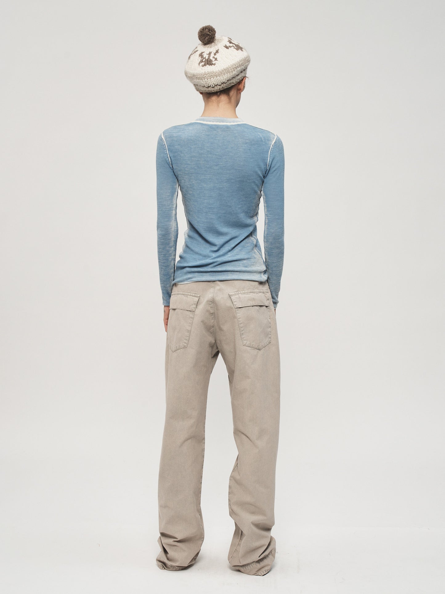 Darted Pant Oat Milk