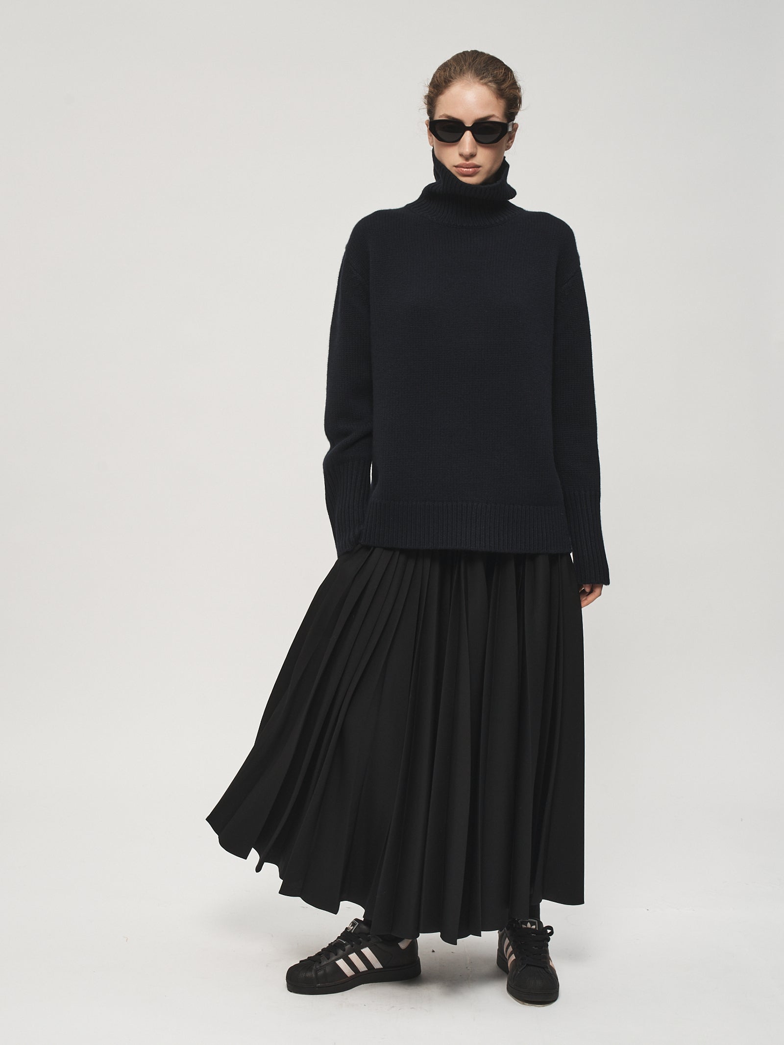 High Neck L/S Security Blue – 6397