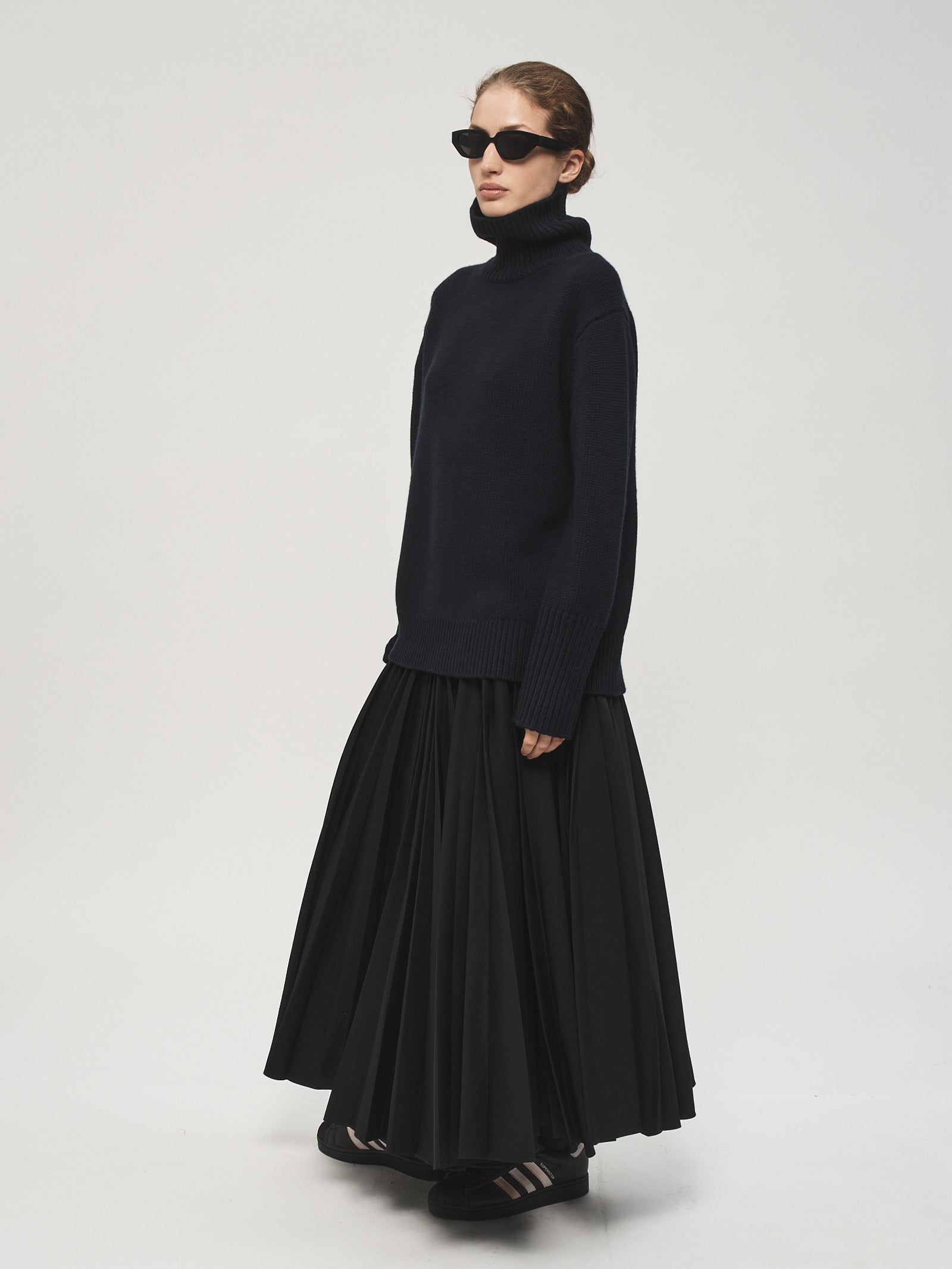 High Neck L/S Security Blue – 6397