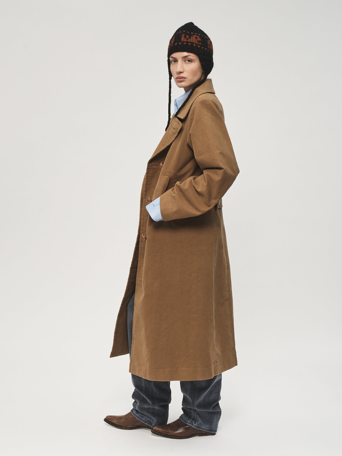 Long Peacoat Desert
