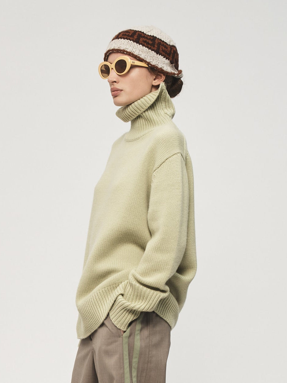 High Neck L/S Limestone