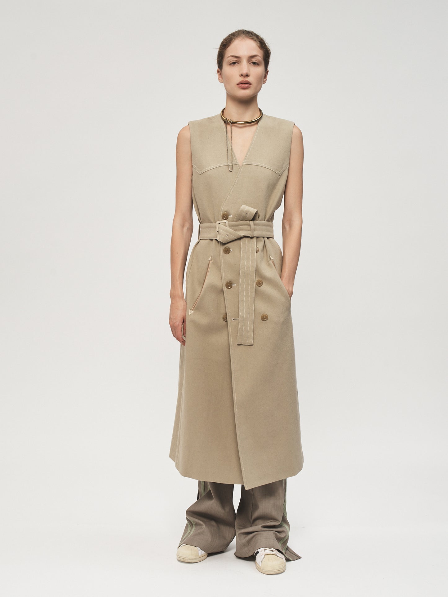 DB Belted Dress Sand