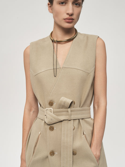 DB Belted Dress Sand