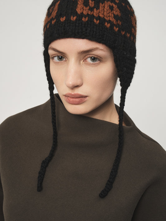 Draped Sweatshirt Mud