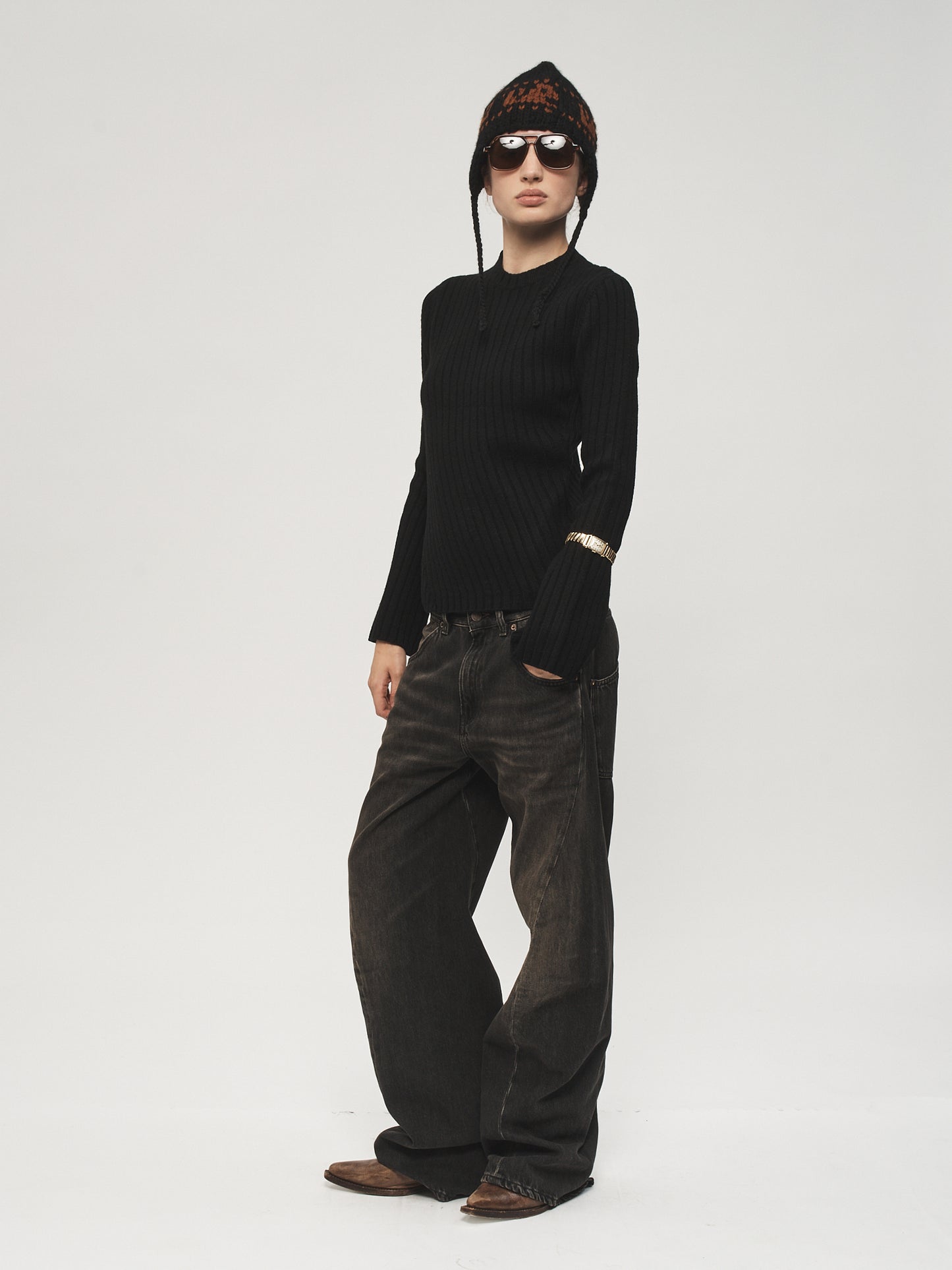 Big Twisted Seam Jean Mineral Black