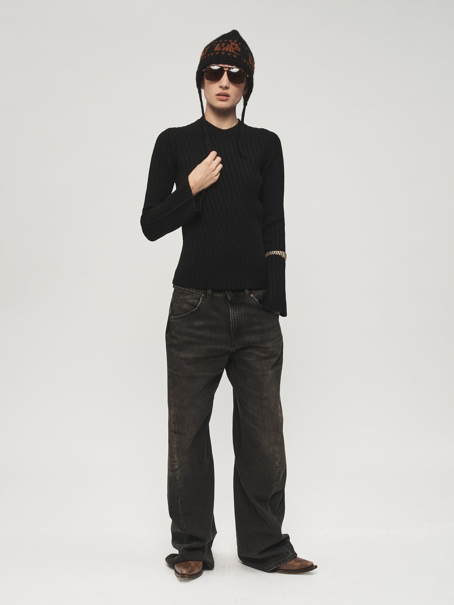 Big Twisted Seam Jean Mineral Black