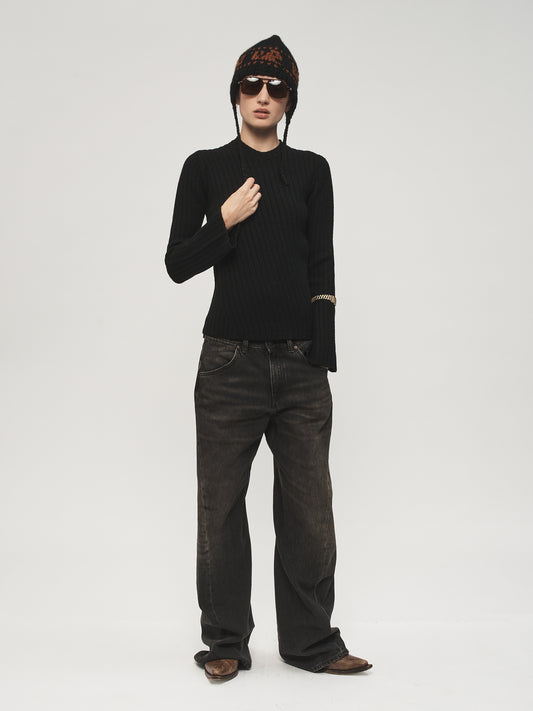 Big Twisted Seam Jean Mineral Black