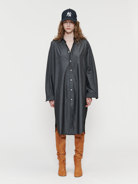 Dolman Shirtdress Mercury