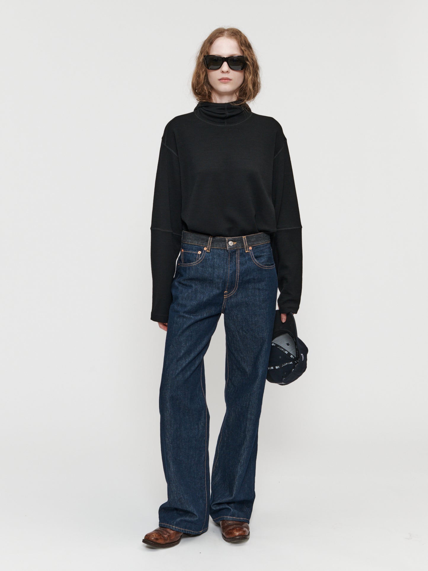 Contrast WB Wide Jean