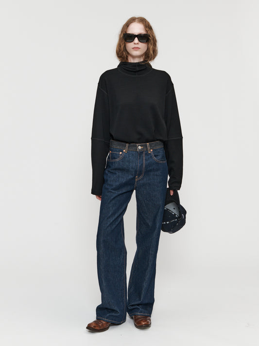 Contrast WB Wide Jean