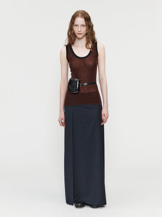 Scoop Neck Tank Chocolate