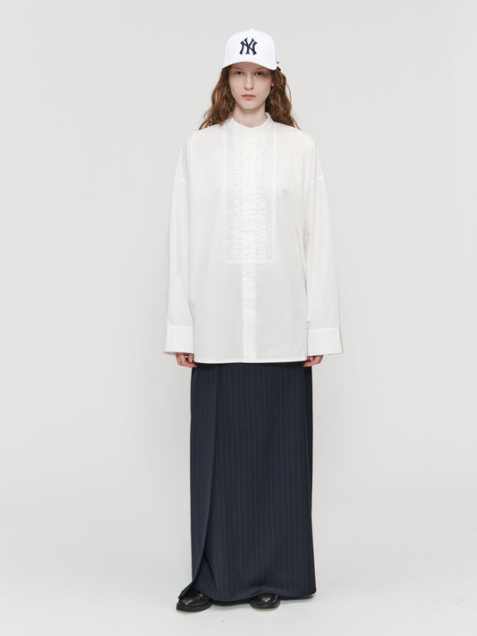 Single Pleat Column Skirt