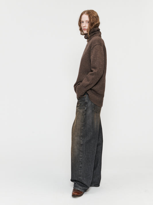 High Neck Long Sleeve Mink