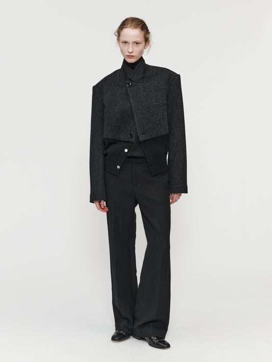 Rib Blazer Jacket