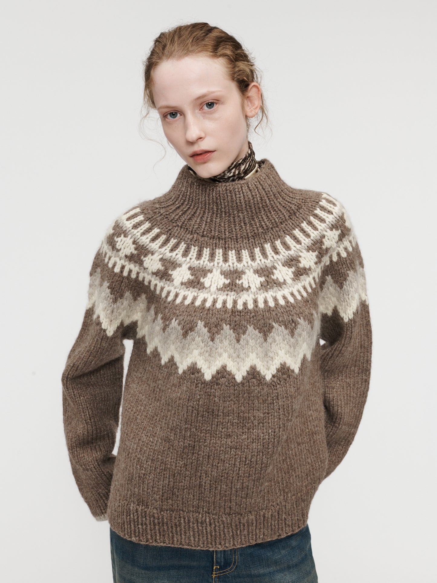 Sedona Hand Knit Fairisle Sweater