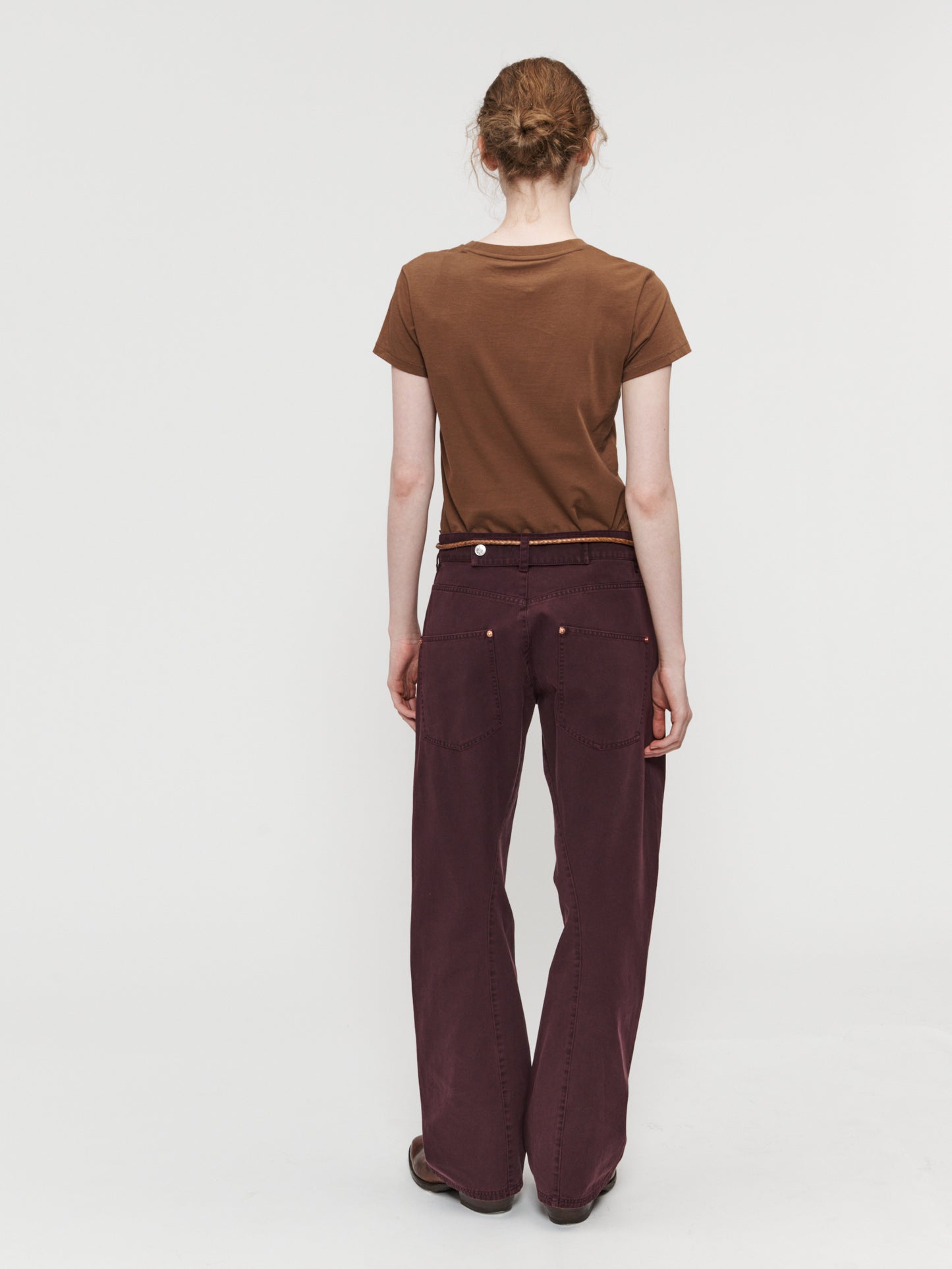 Twisted Seam Pant Deep Purple