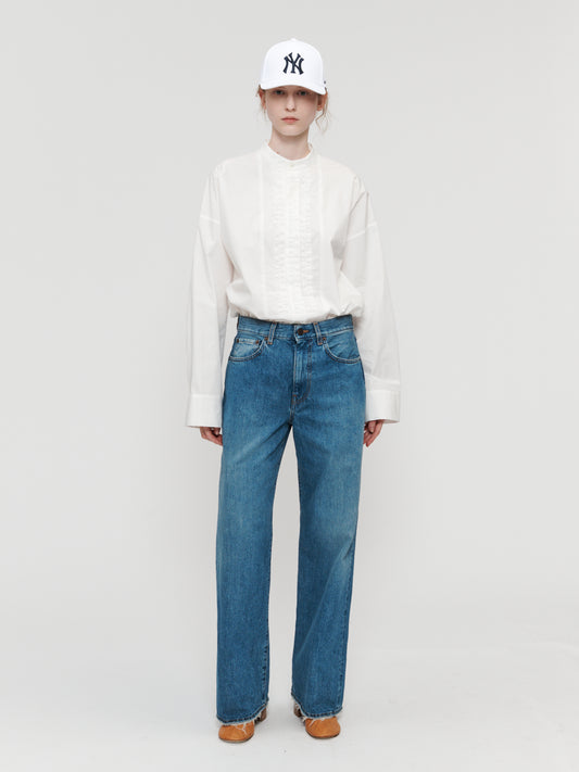 Wide Jean Aqua Blue