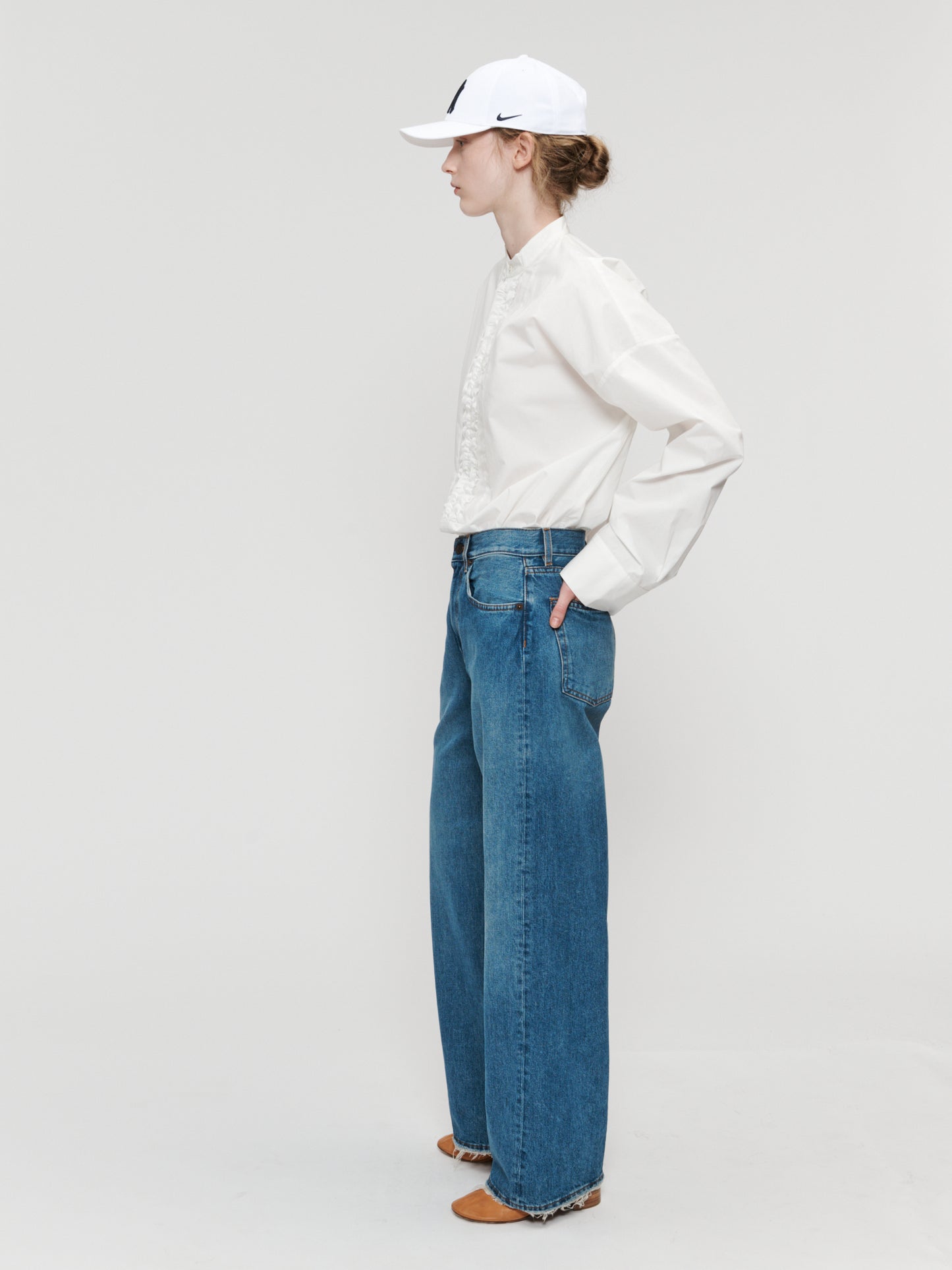 Wide Jean Aqua Blue