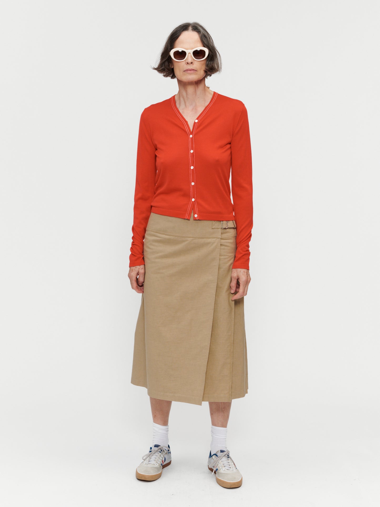 Pleated Wrap Skirt Tempe