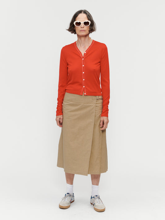 Pleated Wrap Skirt Tempe