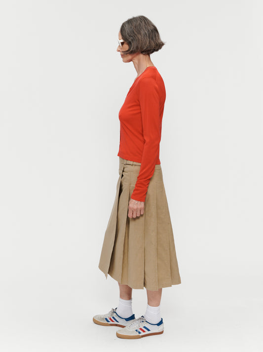 Pleated Wrap Skirt Tempe