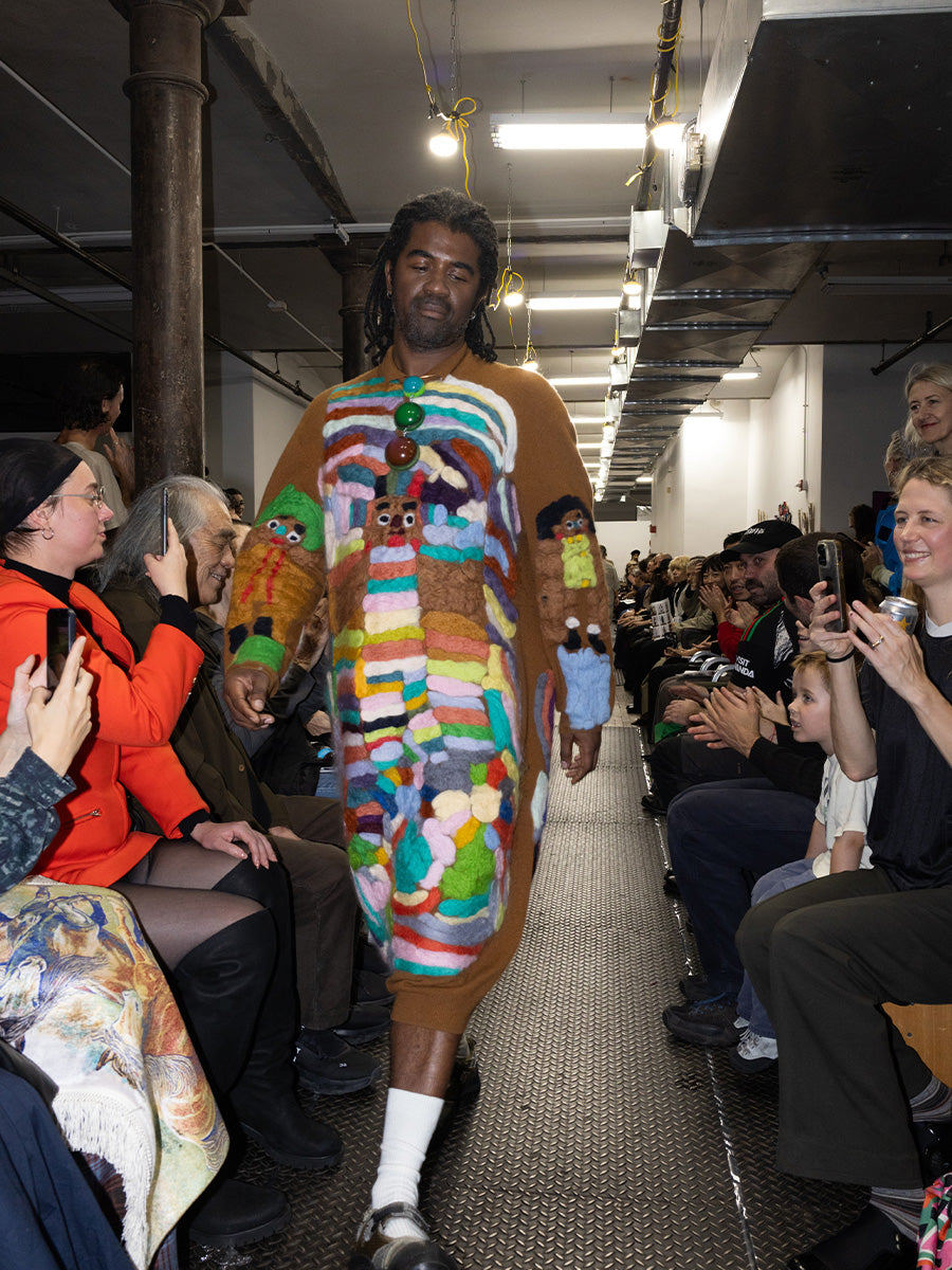 Lulu Sotelo Cashmere Felted Dress