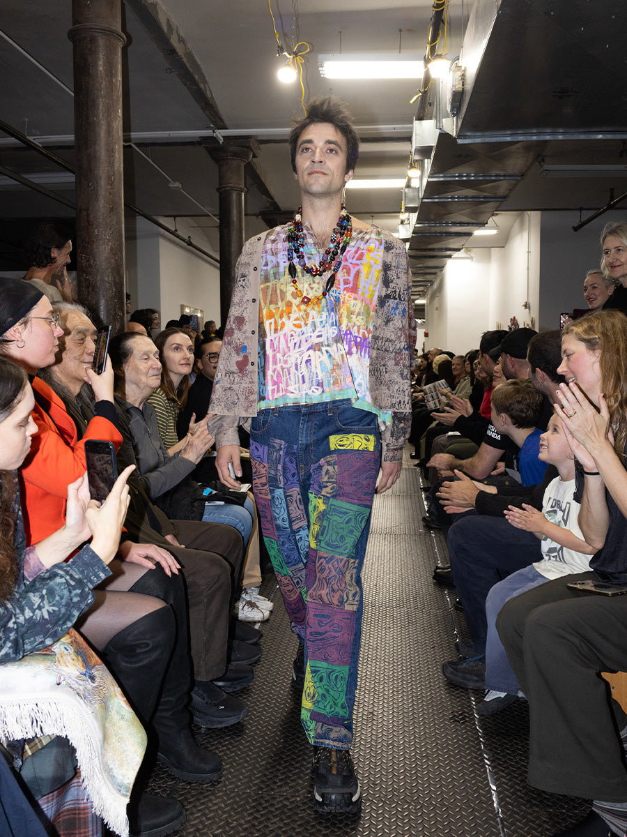 Rosa Giron Plaid Peasant Blouse