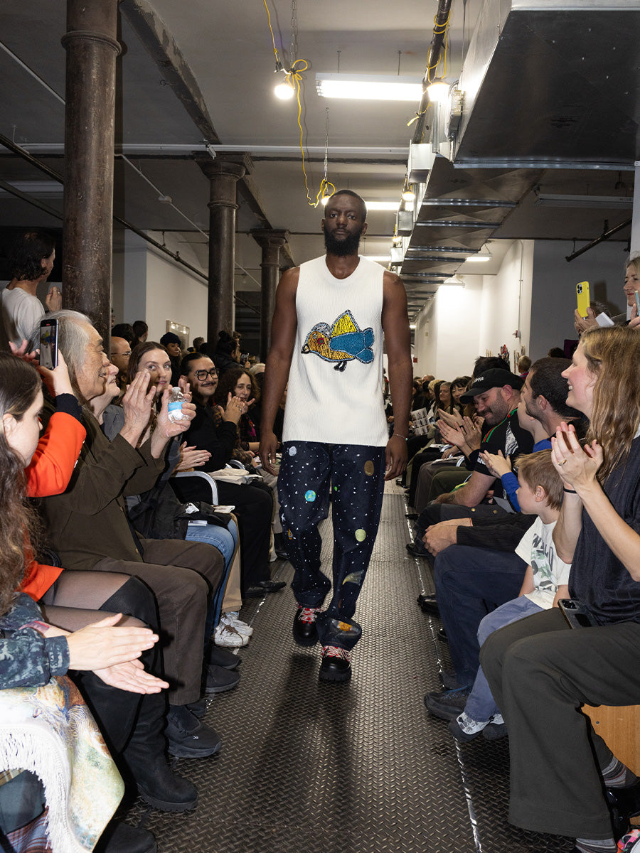 Dan Hamilton Sweater Vest with Bird