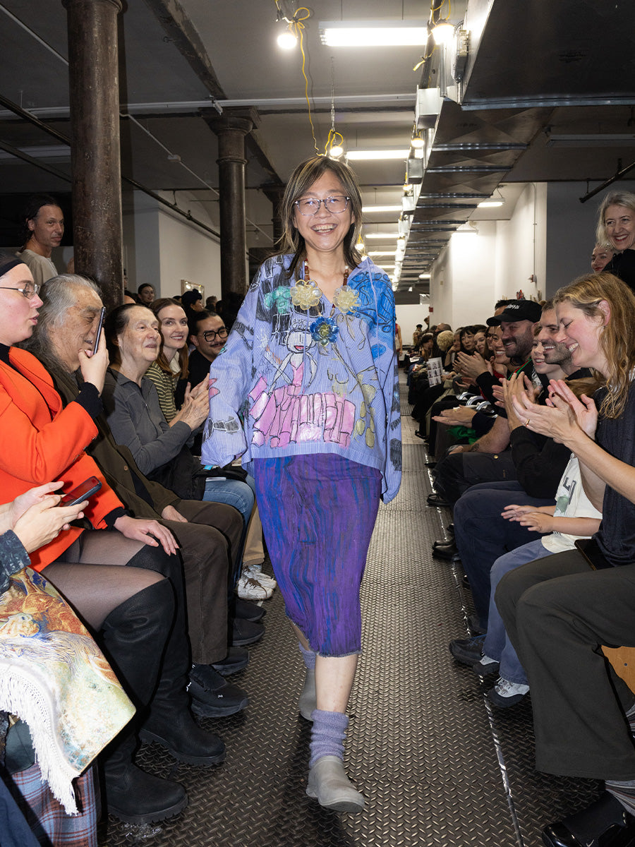 Kathleen Miller Purple Denim Skirt