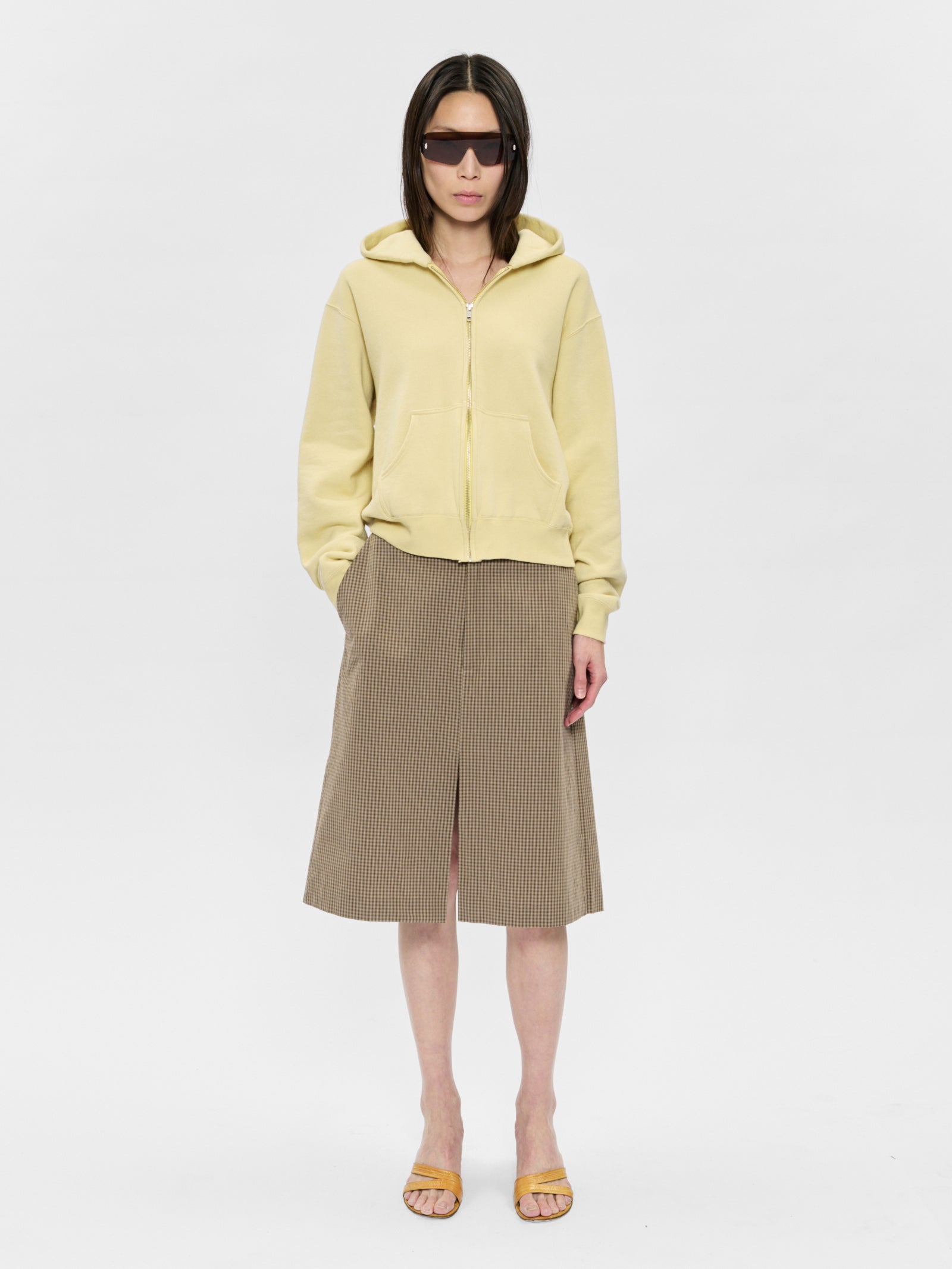Zip Up Hoodie Blonde – 6397