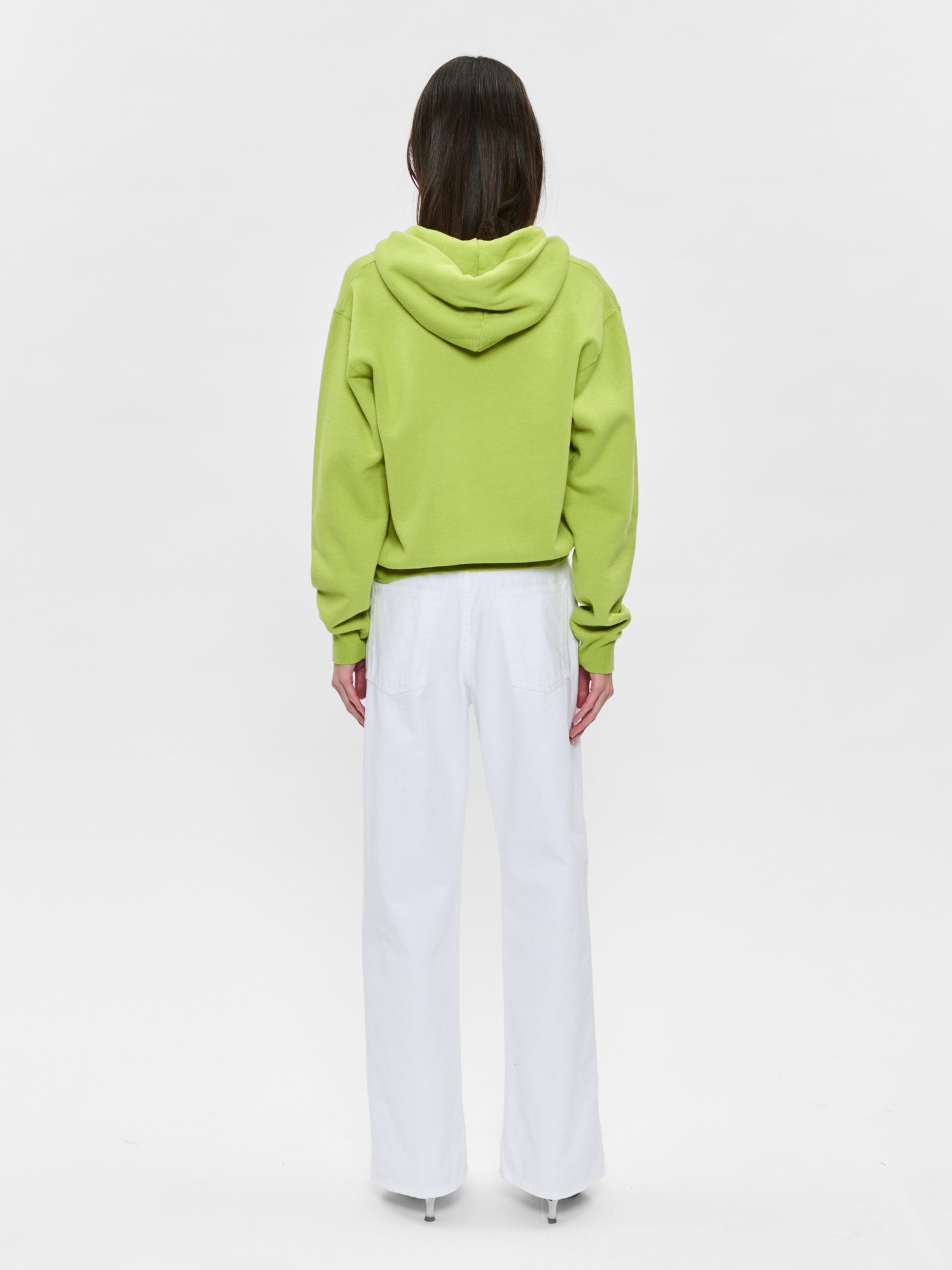 Zip Up Hoodie Asparagus – 6397