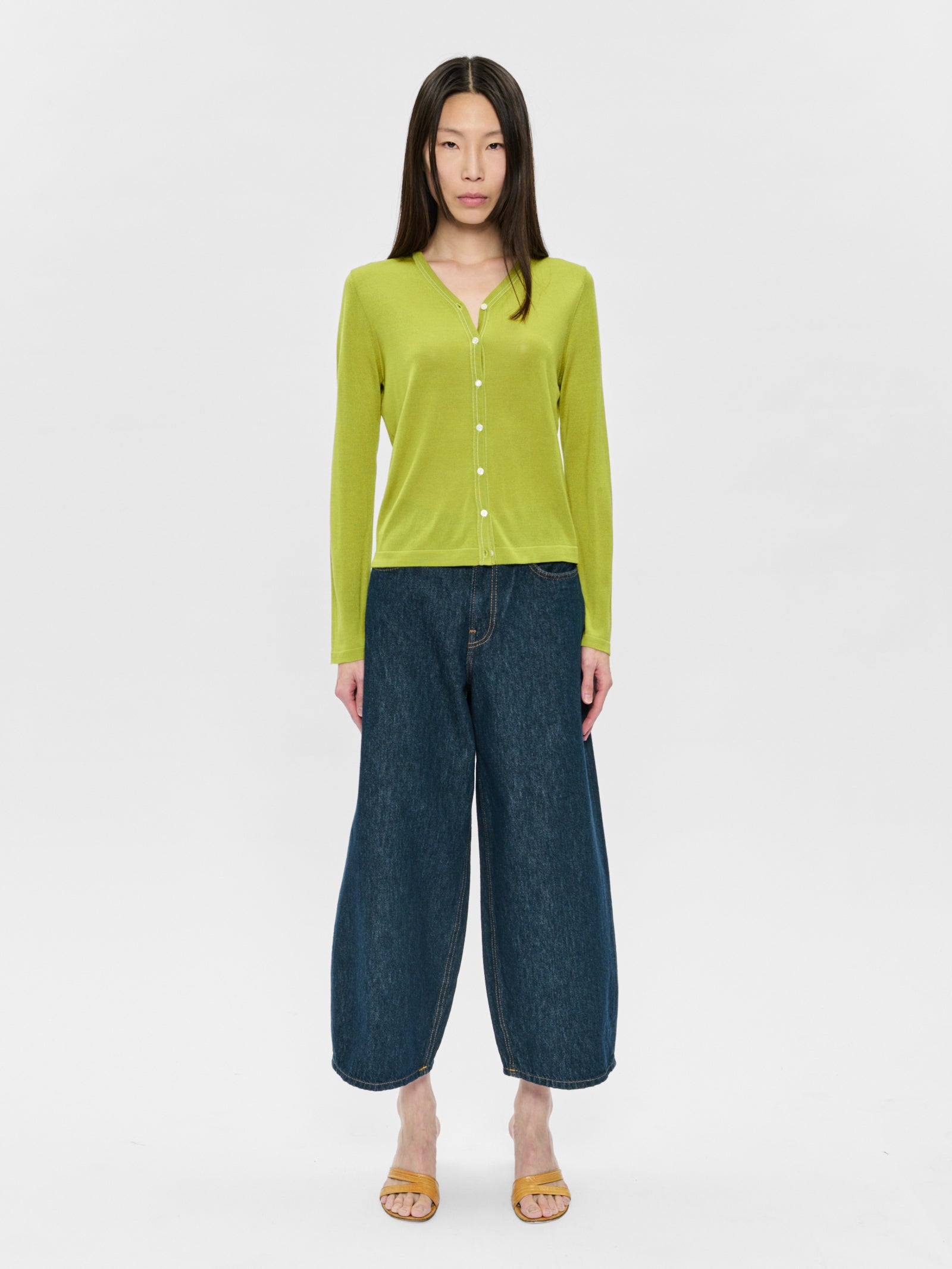 Cropped Roomy Jean 70's Raw Rinsed – 6397
